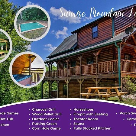 Fabulous Pet-Friendly, Family Cabin With Outdoor Kitchen, Hot Tub, Sauna, Fireplace, Theater Room, Arcade, Pool Table, And Fire Pit Within Minuties Of Dollywood Sevierville Exteriér fotografie